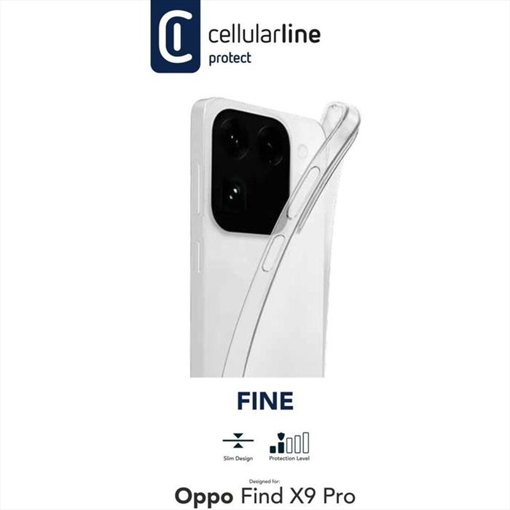 Immagine del prodotto CELLULARLINE - FINE - OPPO FIND X9 PRO-Trasparente