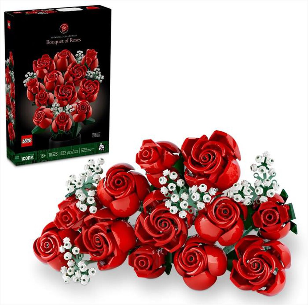 "LEGO - Bouquet di rose - 10328-Multicolore"
