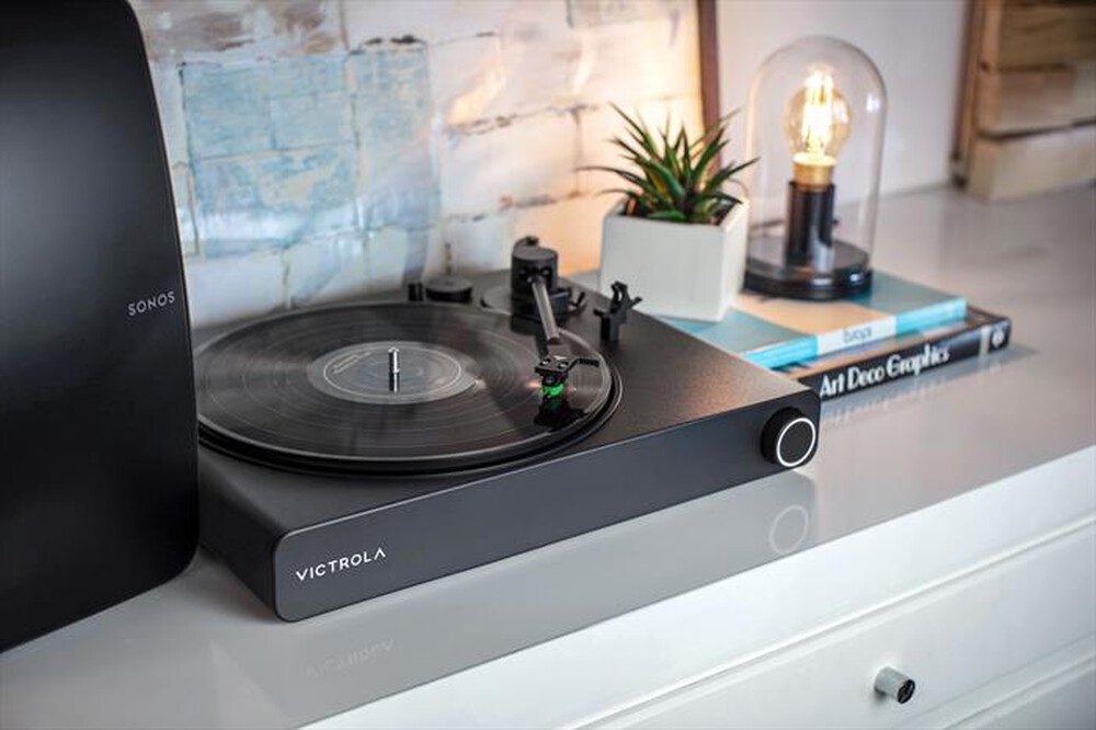 "VICTROLA - Piatto giradischi ONYX-Nero"