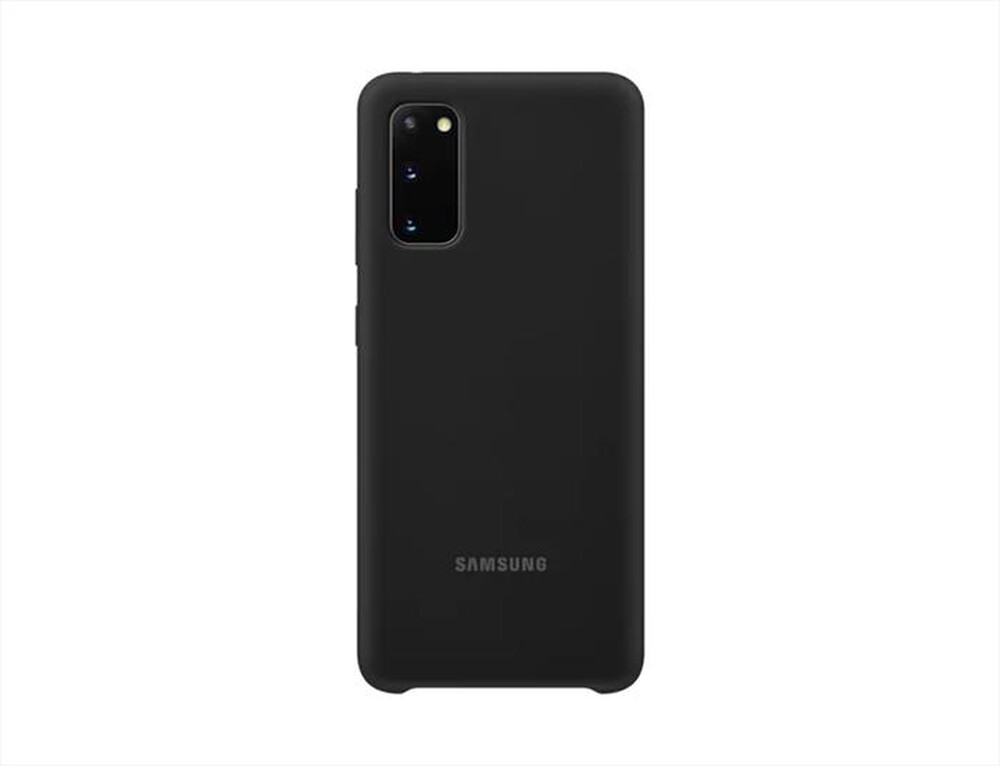 "SAMSUNG - SILICONE COVER BLACK GALAXY S20-Nero"