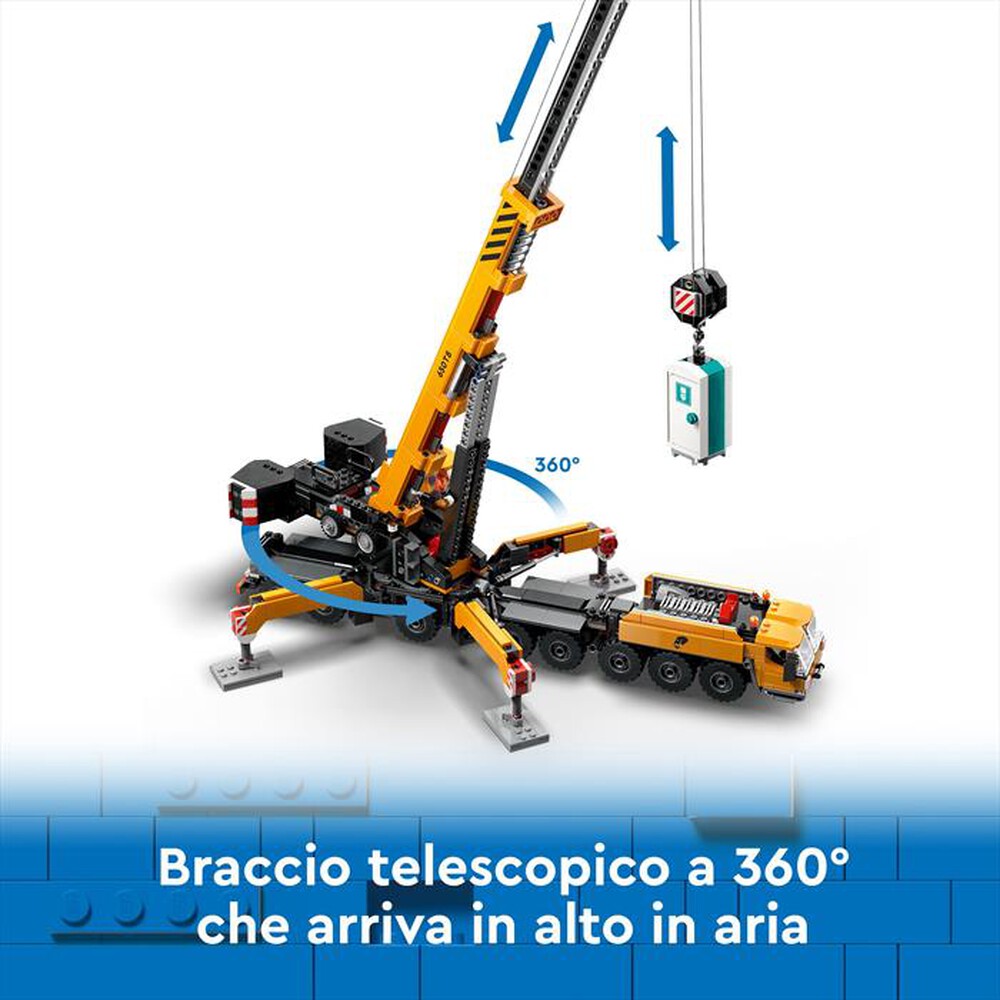 Immagine del prodotto LEGO - CITY BIG VEHICLES Gru da cantiere gialla 60409