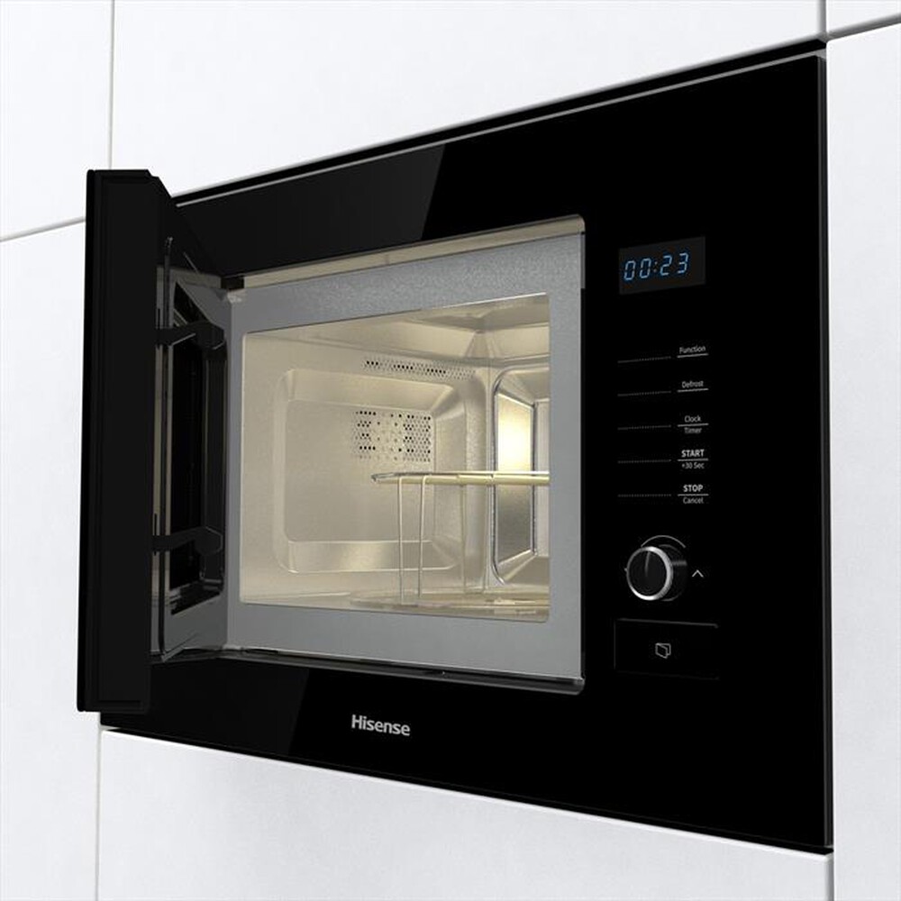 "HISENSE - Forno microonde da incasso HB20MOBX5G-Vetro Nero"