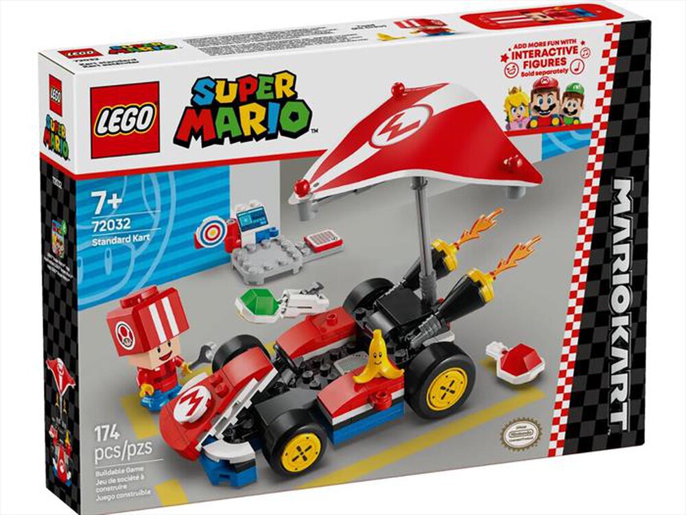 "LEGO - SUPER MARIO Mario Kart™: Kart standard - 72032-Multicolore"