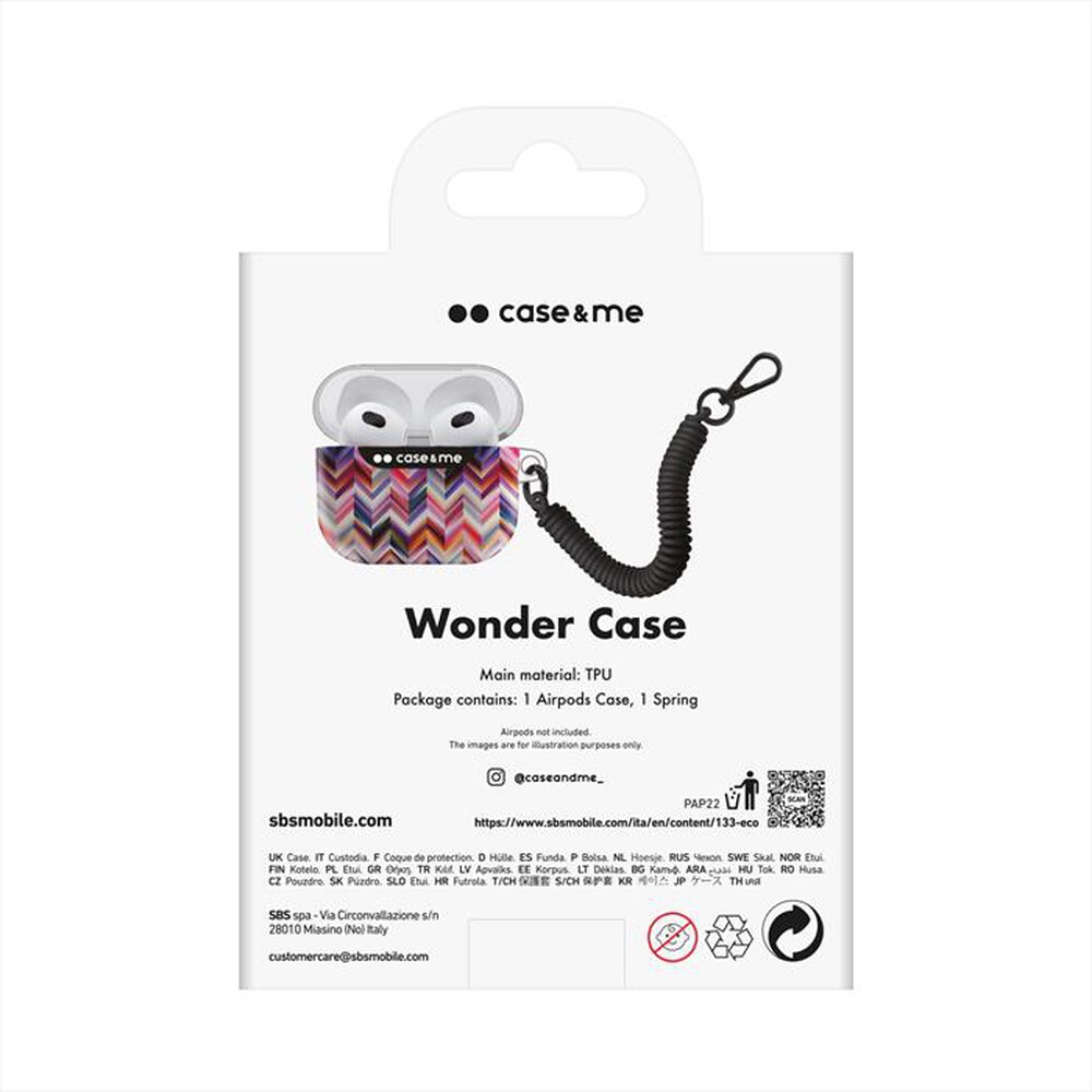 "CASEME - Cover CMAP3CASEMP per AirPods 3-M Pattern"