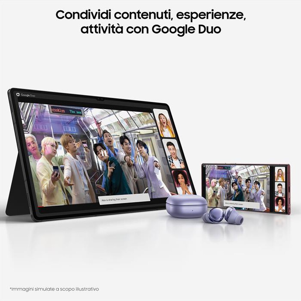 "SAMSUNG - GALAXY TAB S8+ 5G 256GB-Graphite"