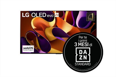 LG - Smart TV OLED evo UHD 4K 55" Serie G4 OLED55G45LW-Argento