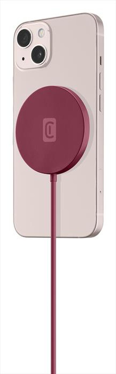 CELLULARLINE - Base di ricarica wireless MAGSFWIRELESSCOLR-Rosso