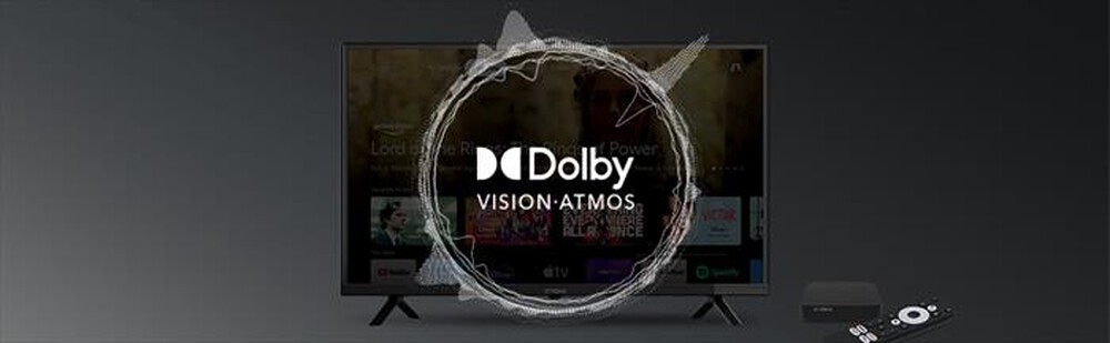 "STRONG - ADNROID TV BOX 9.0 NETFLIX COMANDI VOCALI LEAP-S3-nero"