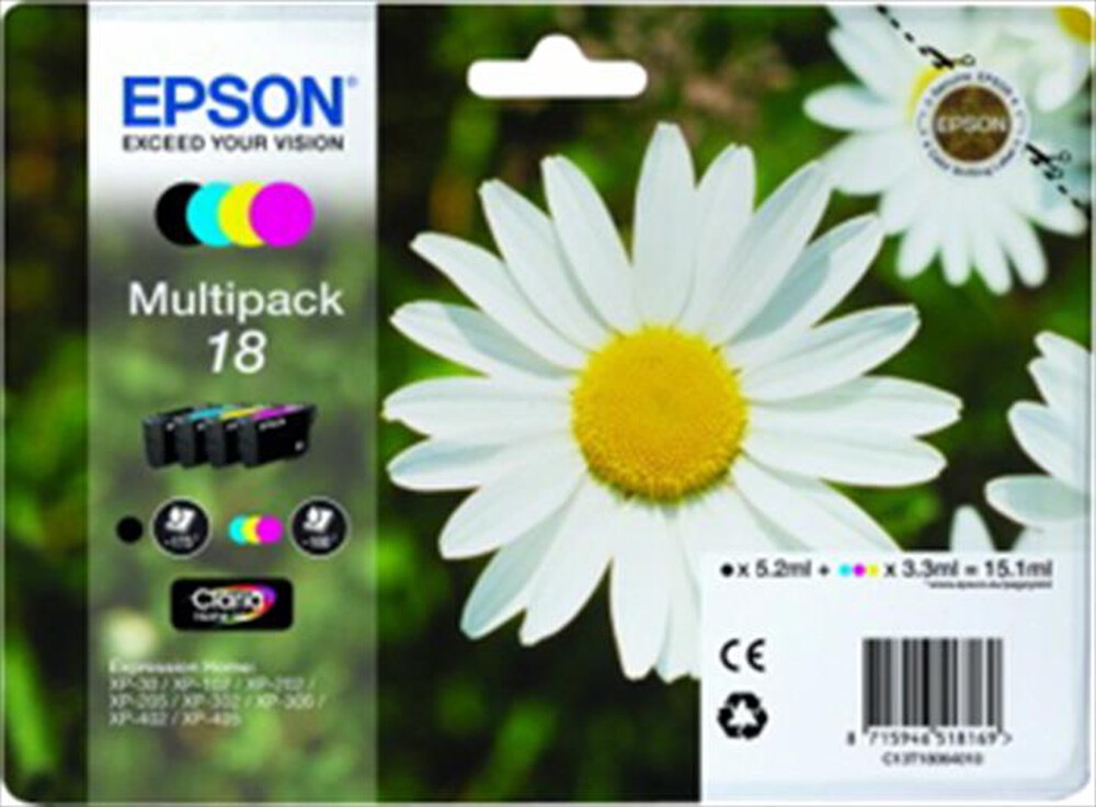 "EPSON - Epson Multipack t18 C13T18064020"