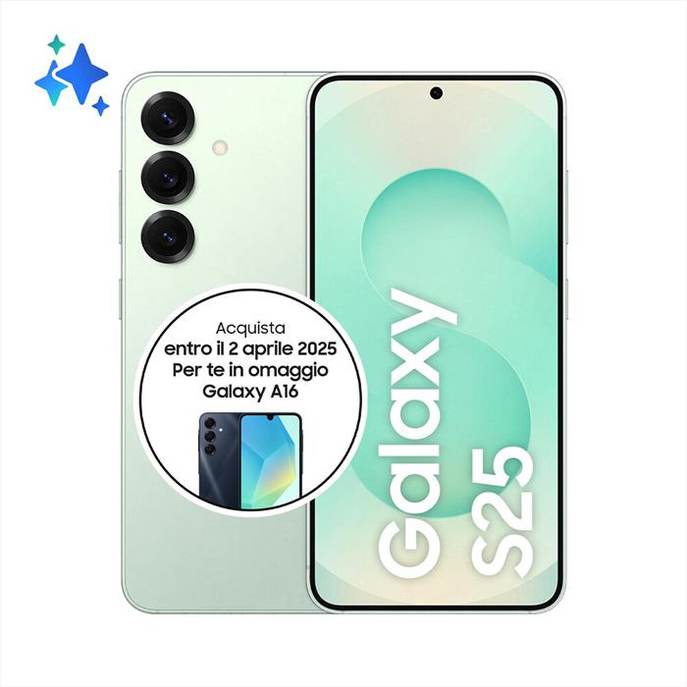 Immagine del prodotto SAMSUNG - Smartphone Galaxy S25 256GB-Mint