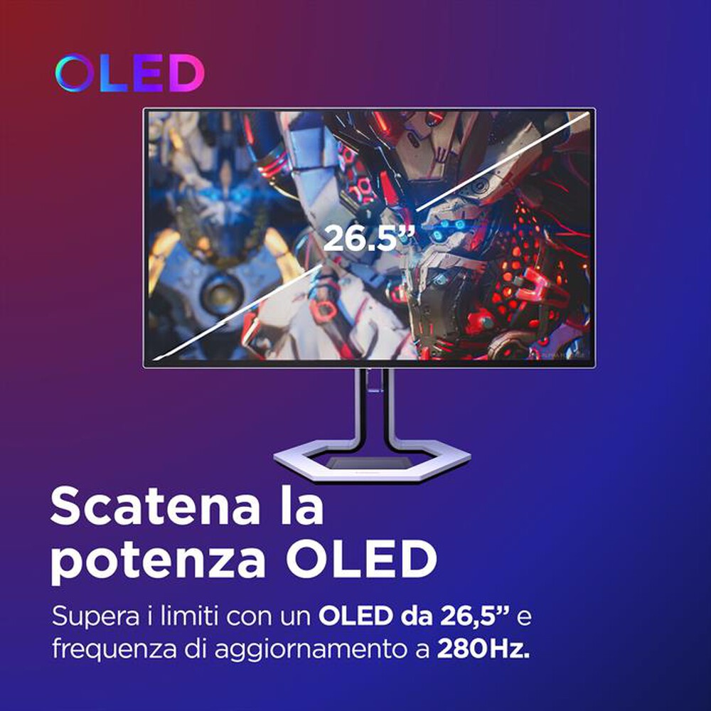 Immagine del prodotto LENOVO - Monitor OLED 26,5" LEGION PRO 27Q-10 68CFGACBIT-Raven black