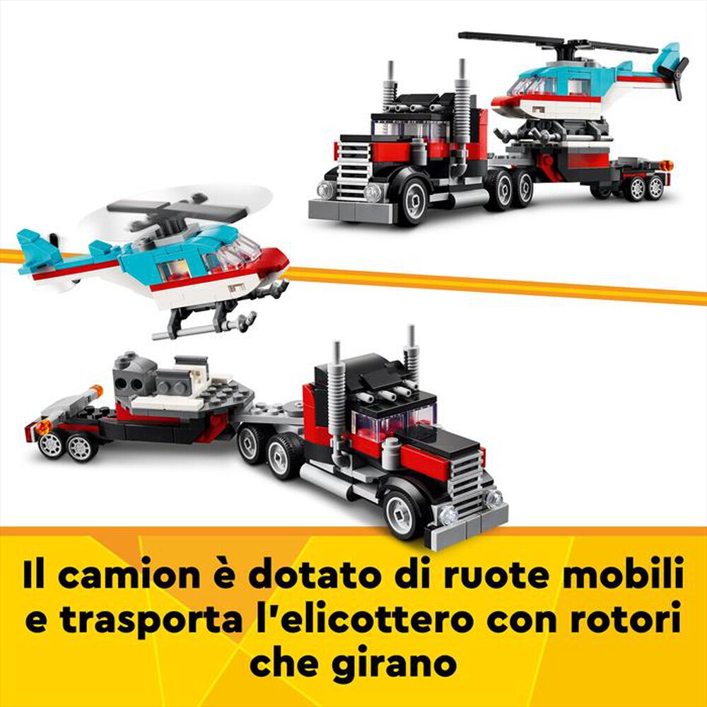 Immagine del prodotto LEGO - CREATOR Autocarro con elicottero 31146