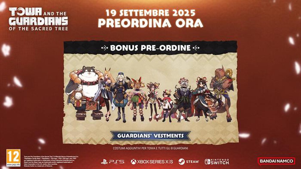 Immagine del prodotto NAMCO - TOWA AND THE GUARDIANS OF THE SACRED TREE PS5