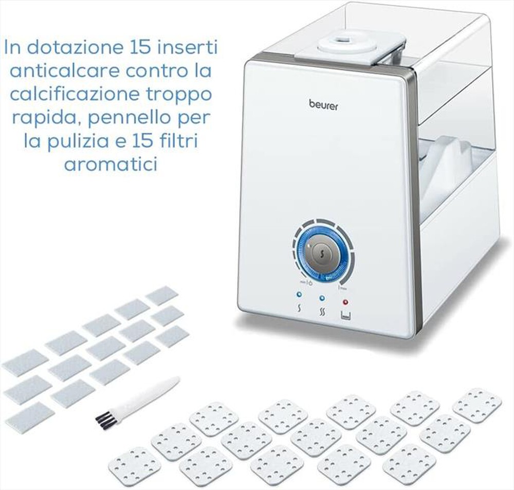 "BEURER - Umidificatore LB 88 DUAL-Bianco"