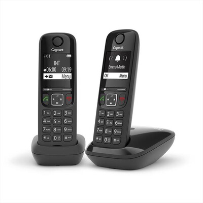 GIGASET - GIGASET AS690 ITA DUO-Nero