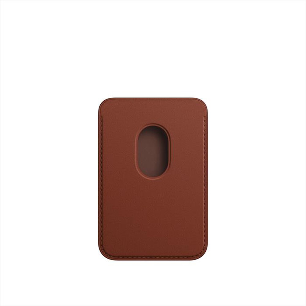 "APPLE - Portafoglio Magsafe in pelle per iPhone-Terra d'ombra"