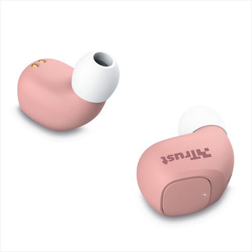"TRUST - NIKA COMPACT BLUETH EARPHONES PINK-Pink"