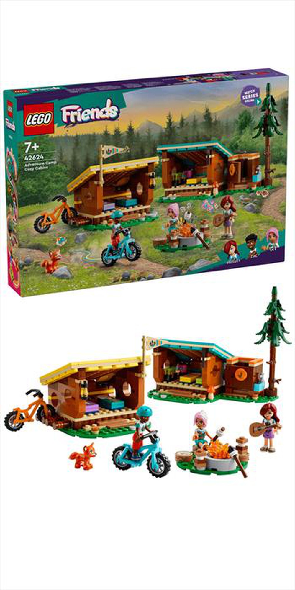 Immagine del prodotto LEGO - FRIENDS Cabine relax al campo avventure 42624