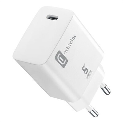 CELLULARLINE - Caricatore da rete ACHSMUSBCPD25WSMLW-Bianco