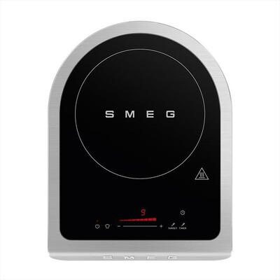 SMEG - Piastra a induzione portatile PIC01BLMEU-Nero Opaco