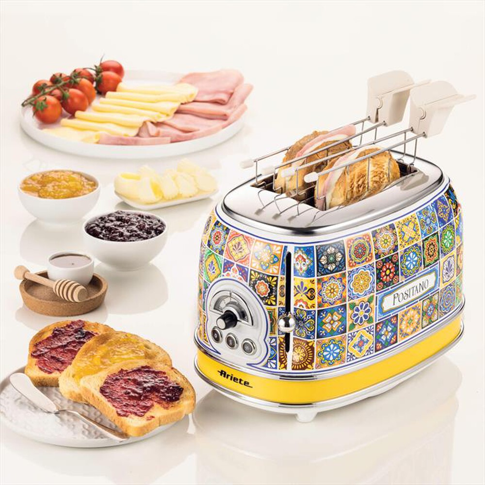 "ARIETE - 0155/0P TOSTAPANE 2 FETTE POSITANO-Multicolore"