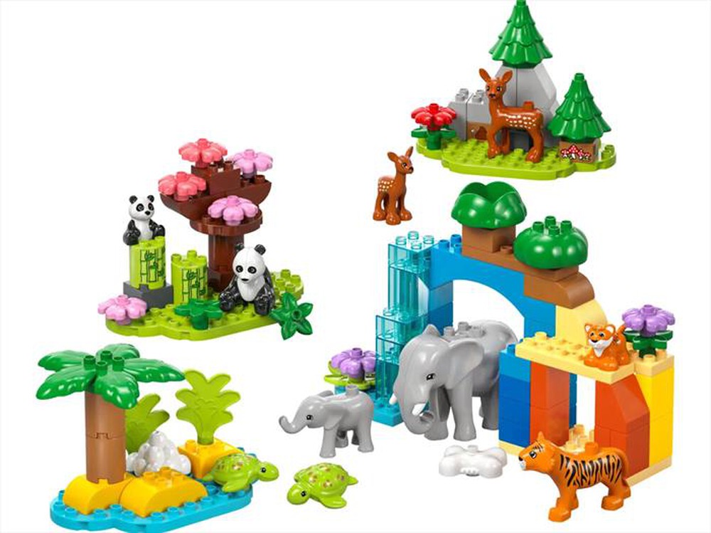 "LEGO - DUPLO Famiglie di animali 3 in 1 - 10446-Multicolore"