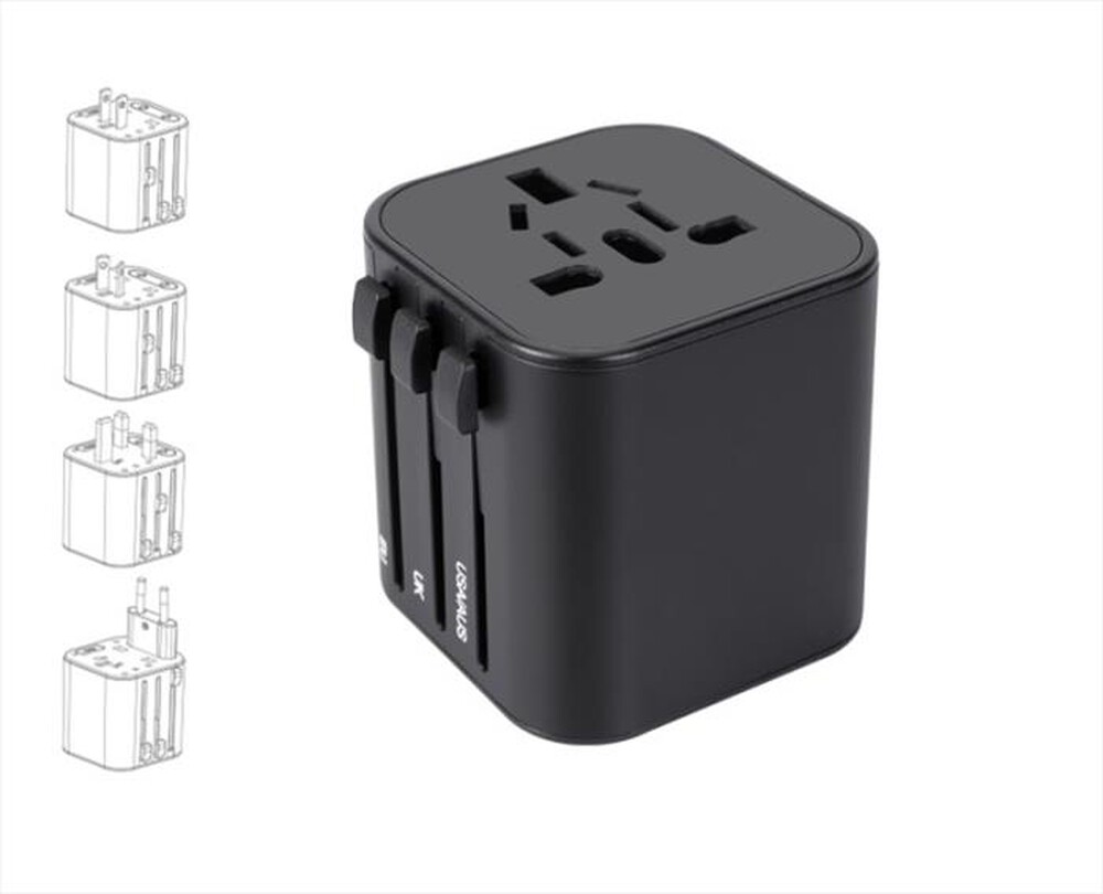 Immagine del prodotto NOVALINE - Adattatore da viaggio CE282-Nero