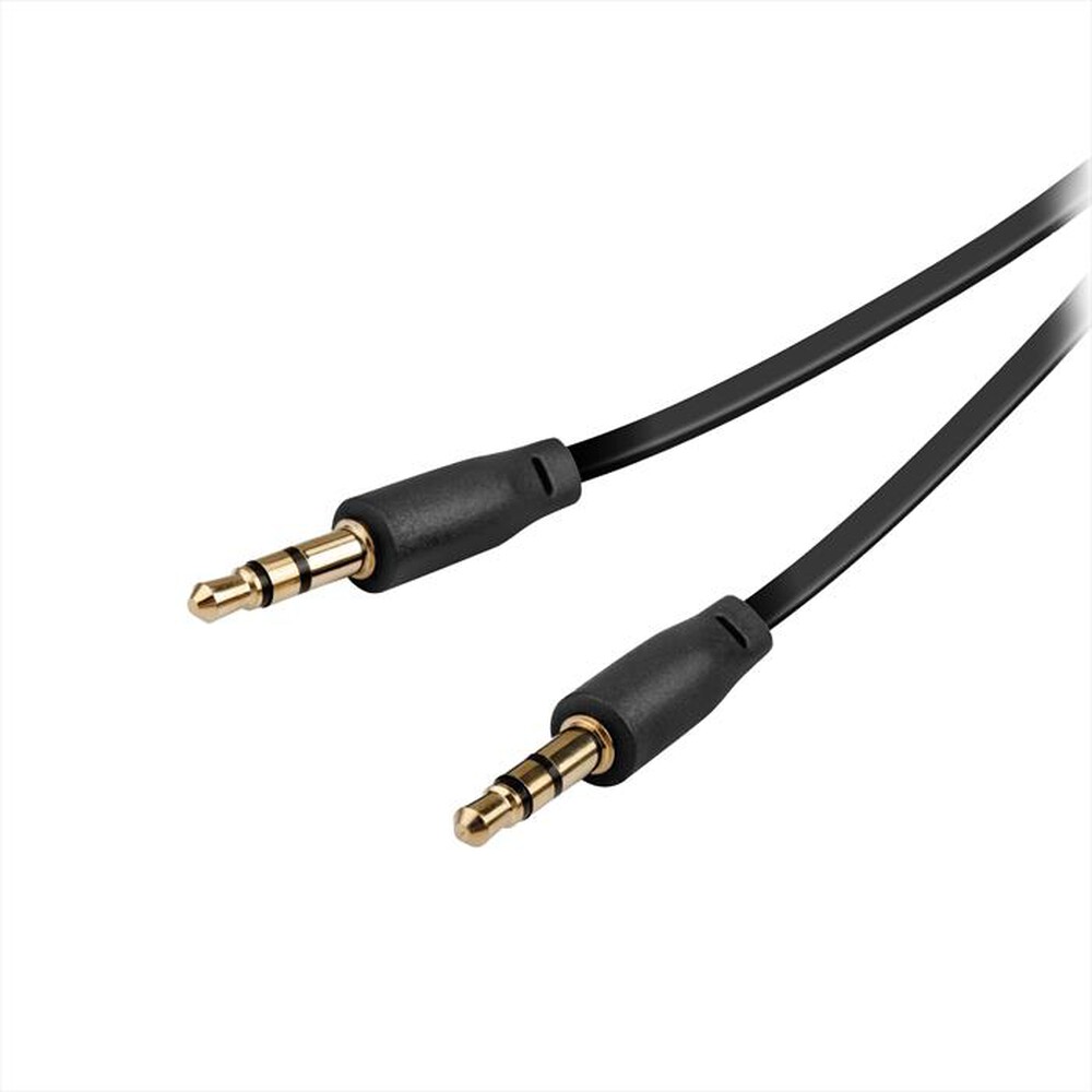 Immagine del prodotto SBS - Audio connection 3.5mm plug <-> 3.5mm plug flat-Nero