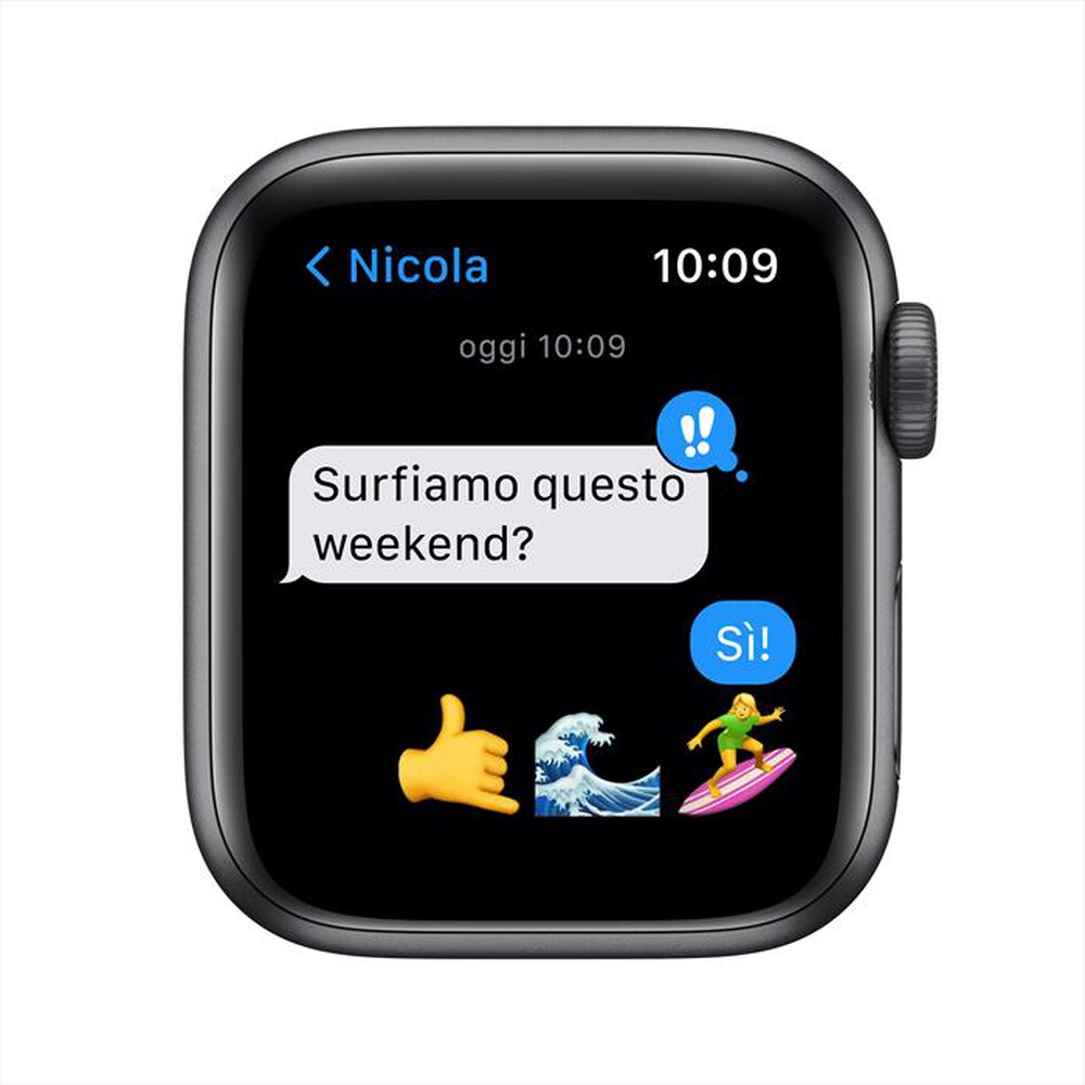 "APPLE - Watch NIKE SE GPS 40mm Alluminio-Cinturino Sport Antracite/Nero"