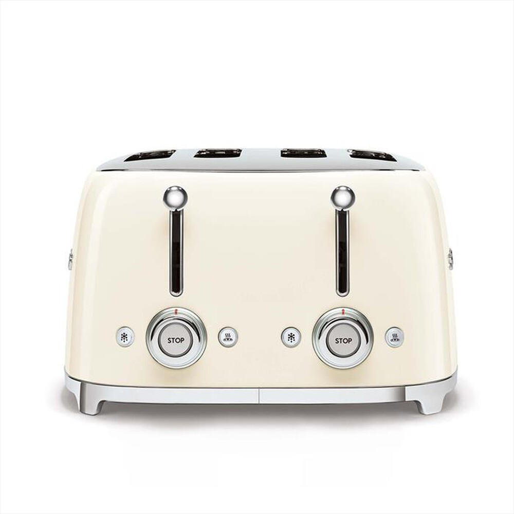 "SMEG - Tostapane 50's Style 4x4 fette – TSF03CREU-panna"
