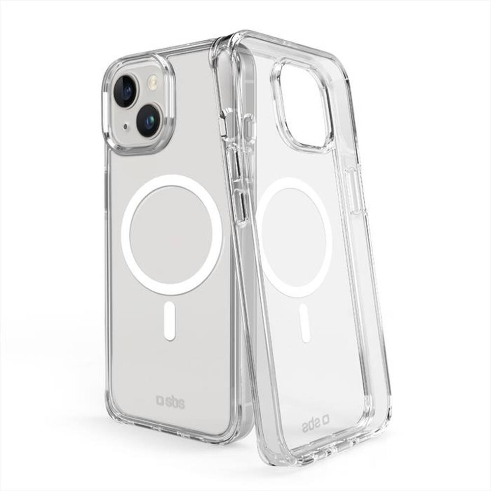 "SBS - Cover Lite Mag TELIGMAGIP1561T per iPhone 15-Trasparente"