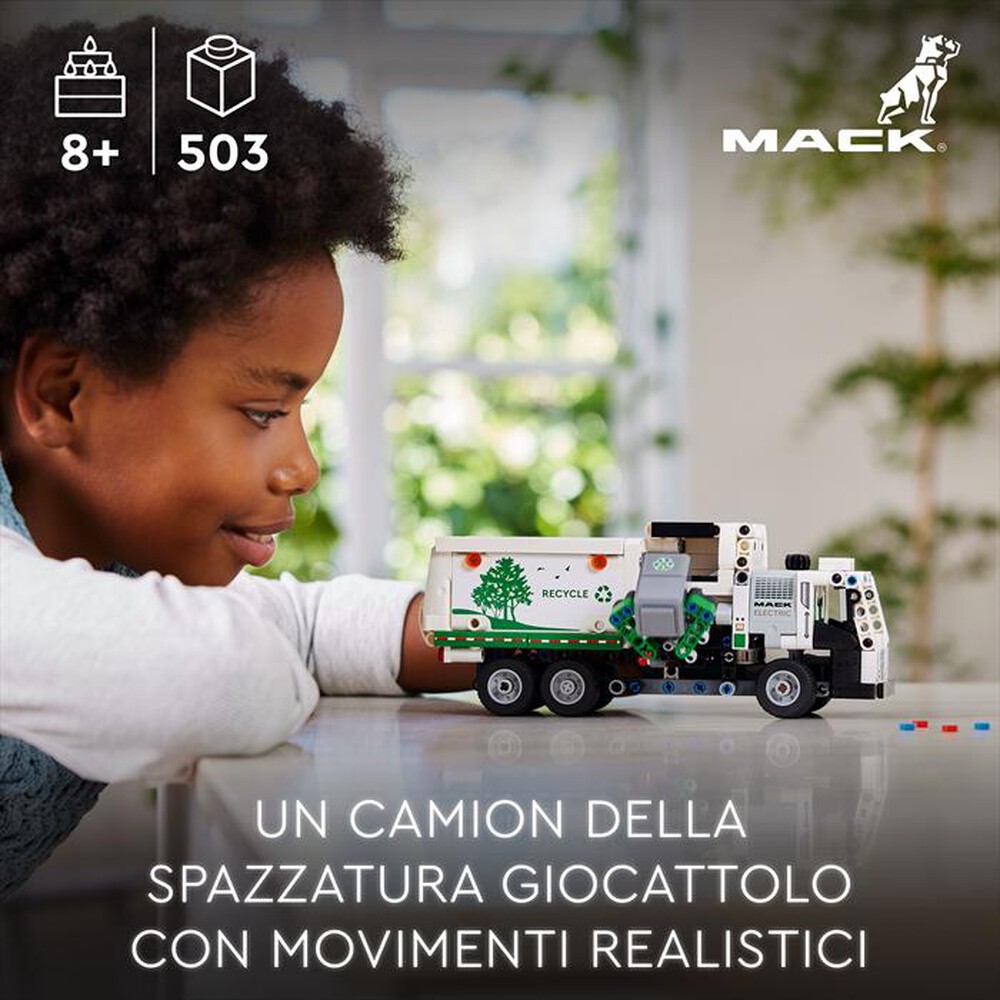Immagine del prodotto LEGO - TECHNIC Camion spazzatura Mack LR Electric 42167