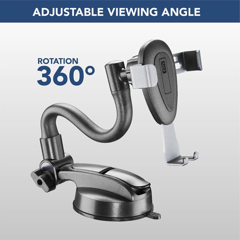 Immagine del prodotto CELLULARLINE - Supporto smartphone da auto GRAVITYHOLDERWINDK-Nero