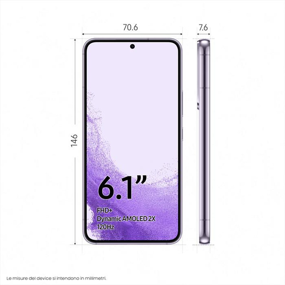 Immagine del prodotto SAMSUNG - GALAXY S22 256GB-Bora Purple
