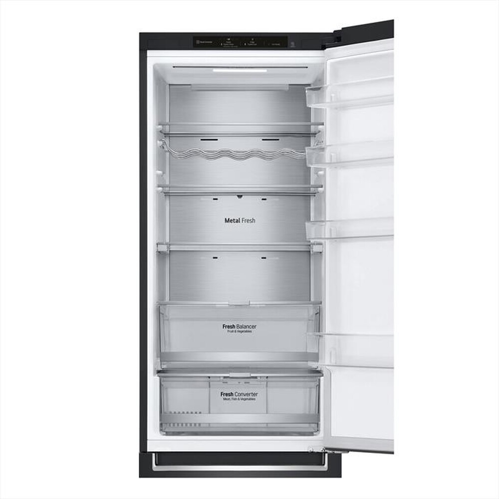 "LG - Frigorifero combinato GBB72MCVGN Classe D 384L-Nero"