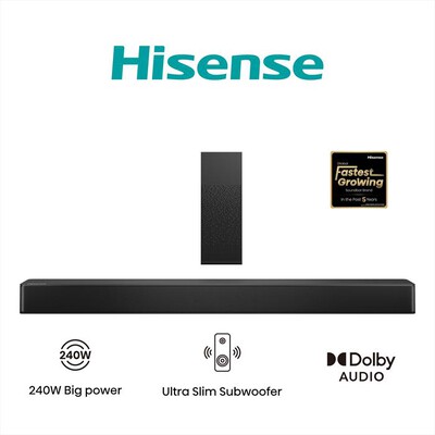 HISENSE - Soundbar HS2100-Nero