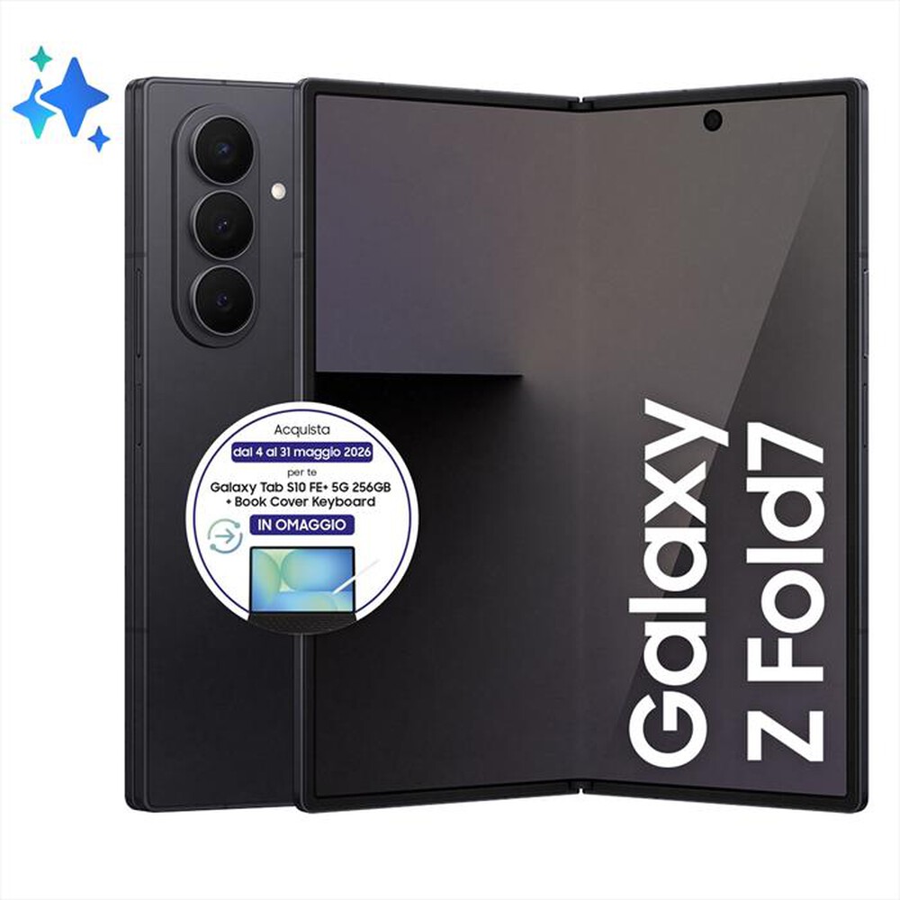 SAMSUNG - Galaxy Z Fold7 12+1TB-Jet Black