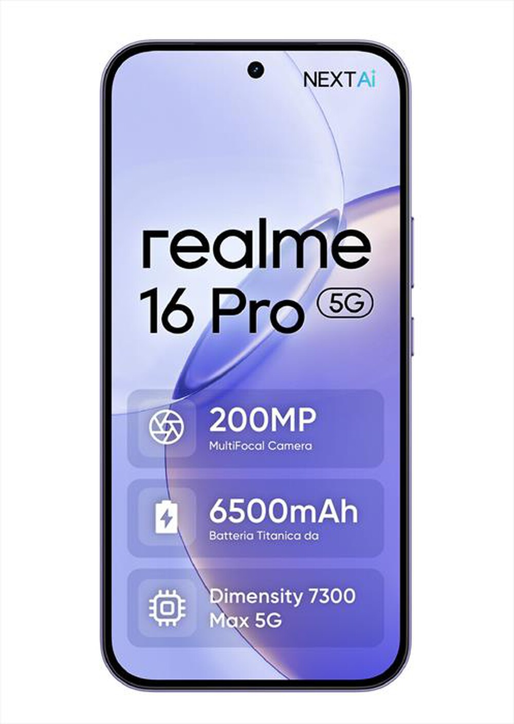 Immagine del prodotto REALME - Smartphone REALME 16 PRO 5G (512GB 8GB)-Orchid Purple