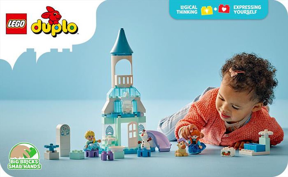 "LEGO - LA FESTA AL CASTELLO DI ANNA ED ELSA FROZEN-,"