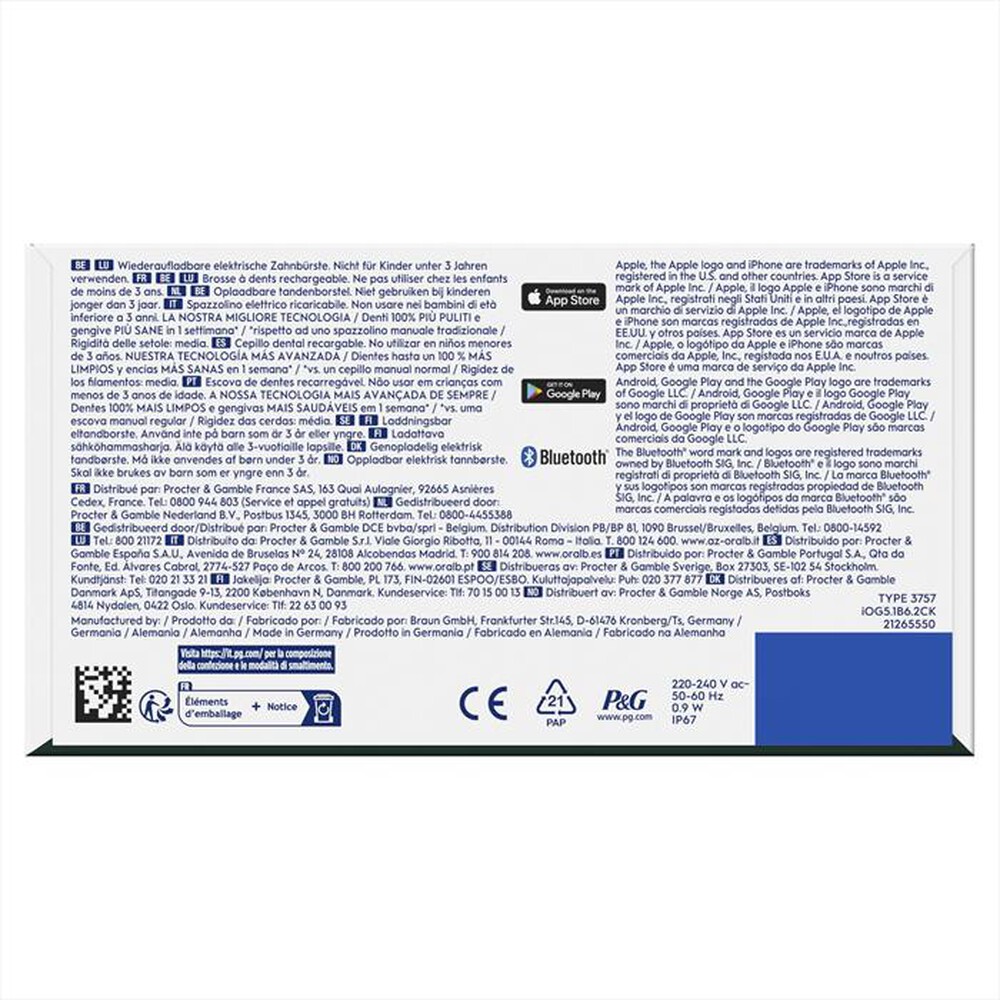 Immagine del prodotto ORAL-B - Spazzolino elettrico IO5 S-VERDE