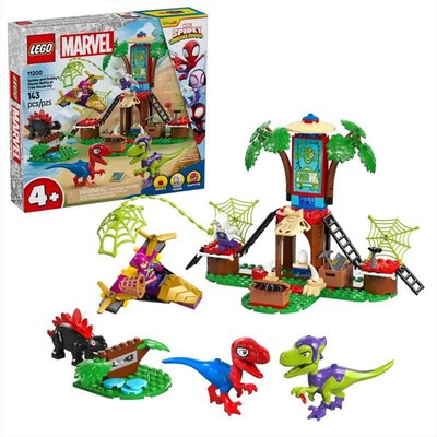 LEGO - MARVEL Battaglia con il raptor al quartier - 11200-Multicolore