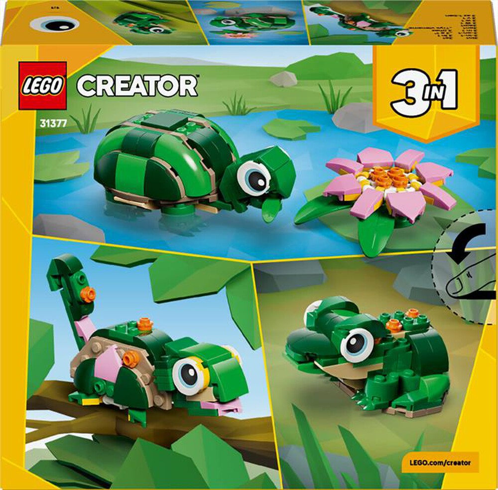 Immagine del prodotto LEGO - CREATOR 3IN1 Tartaruga con fiore di ninfea - 31377