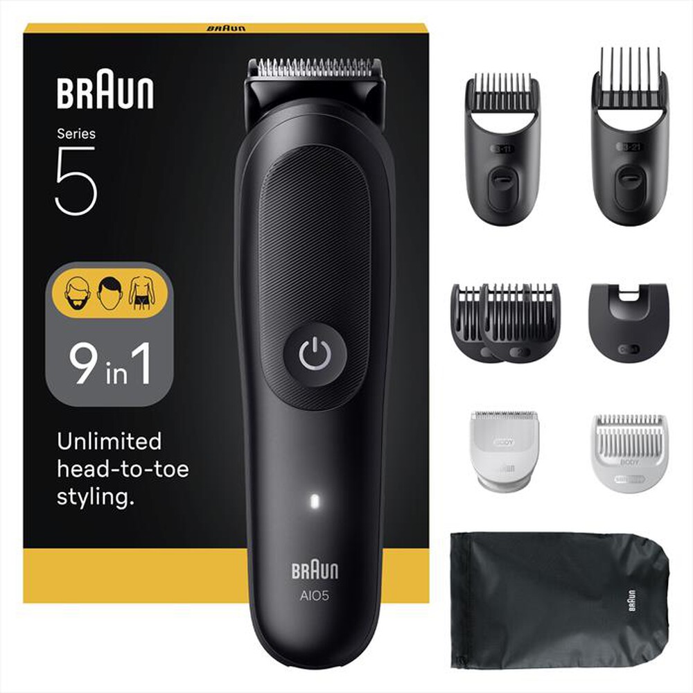 "BRAUN - Rasoio AIO 5540-NERO"