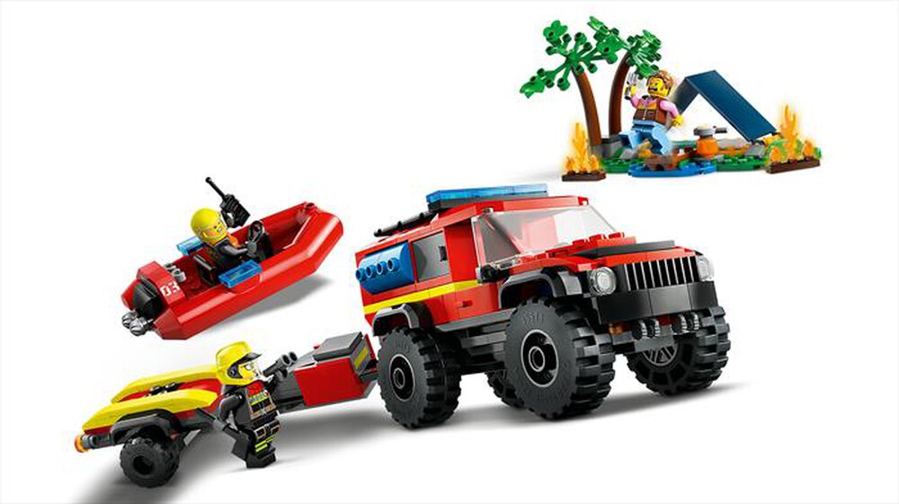 Immagine del prodotto LEGO - CITY Fire Fuoristrada antincendio e gommone 60412