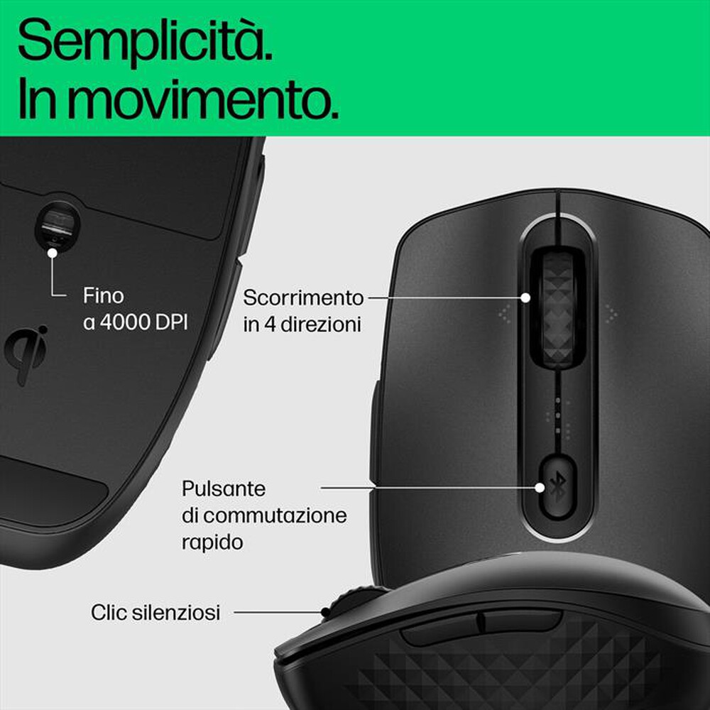 Immagine del prodotto HP - 690 MOUSE BLUETOOTH-Nero