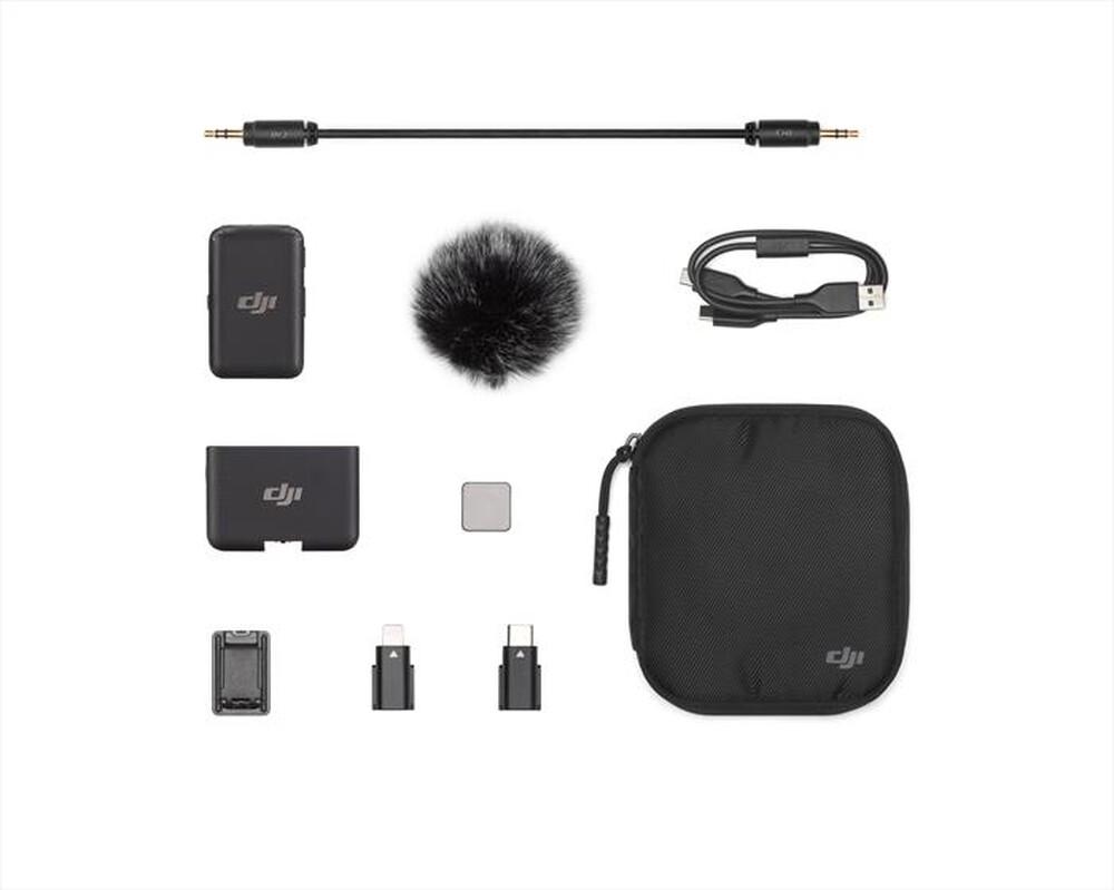 "DJI - Registratore audio portatile MIC (1TX+1RX)-Black"
