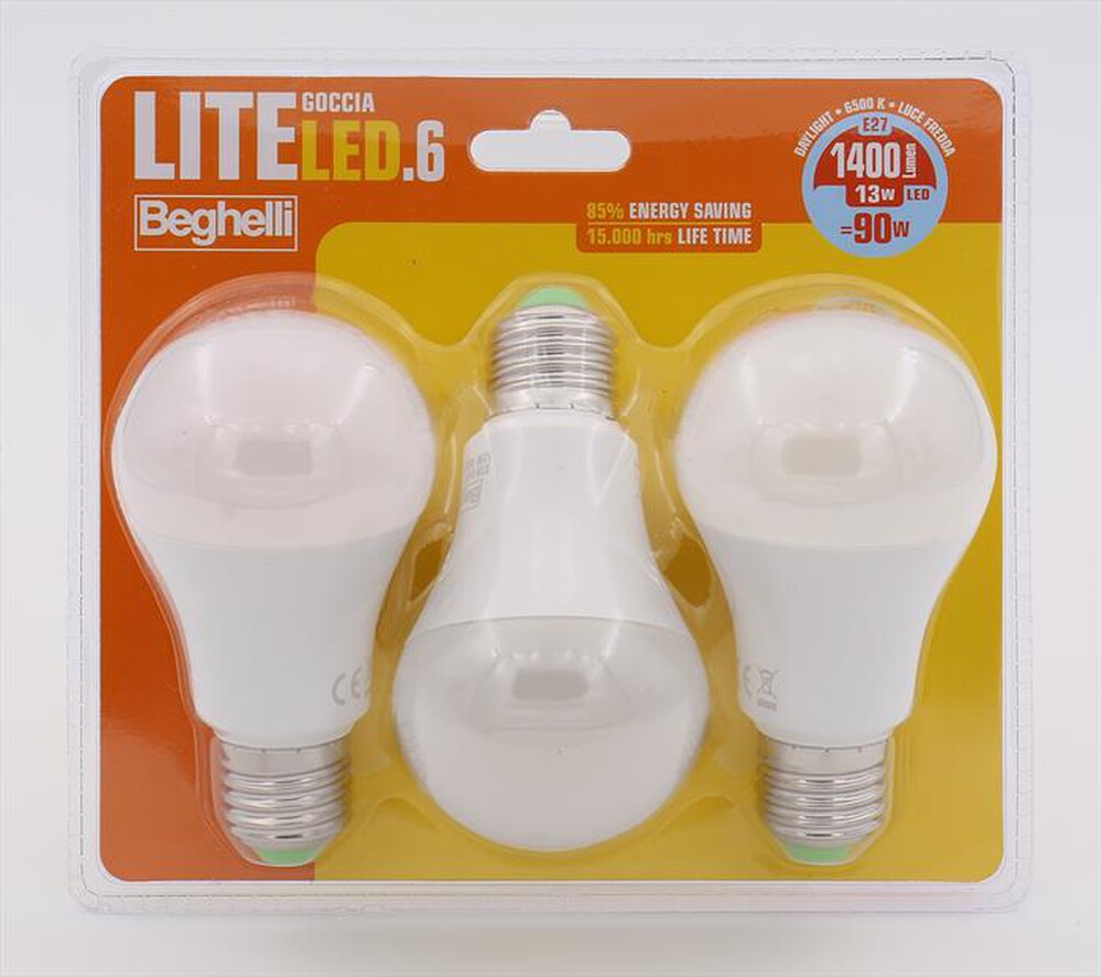 "BEGHELLI - LITELED6 GOC 1400LM 13WE27 6K5-BIANCA"