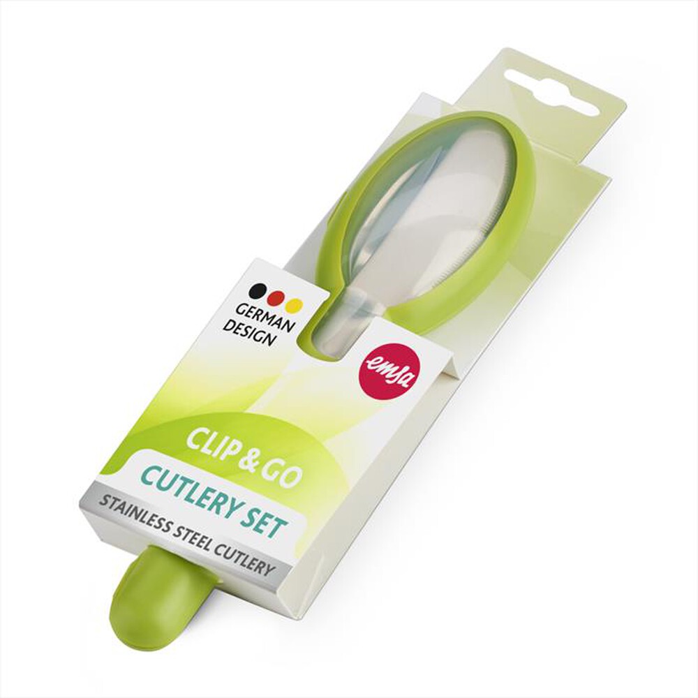 Immagine del prodotto EMSA - Set posate verde 3 pezzi con custodia N1071800