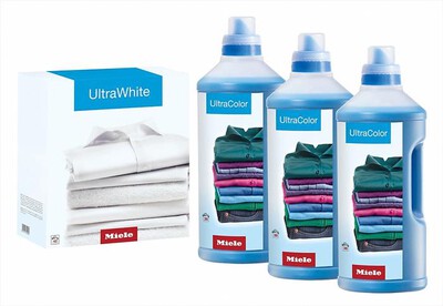 MIELE - SET 1-ULTRACOLOR 3-ULTRAWHITE Detergente lavatrici