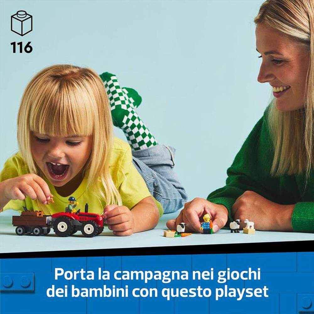 Immagine del prodotto LEGO - CITY Trattore agricolo con rimorchio e pecore60461